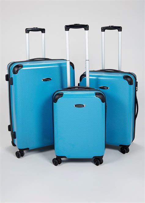 matalan suitcases with 4 wheels.